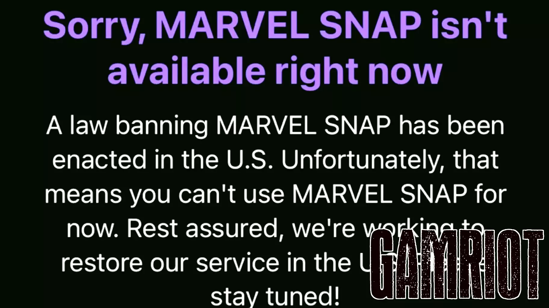 Marvel Snap Developer Caught Off Guard by US Ban, Suggests VPN Use